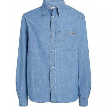 Calvin Klein Jeans Regular Fit Freizeithemd mit Kentkragen Modell 'CHAMBRAY', Größe M