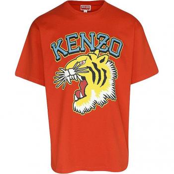 T-shirt tigre varsity arancione