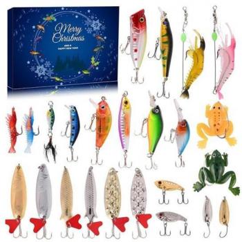 Calendrier Pêche Noël Triplet Hook – Compteur Réel