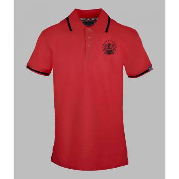 Aquascutum Tipped Aldis Red Polo Top
