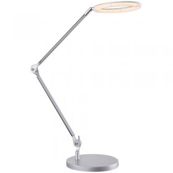 Globo Light 7 W Lese‑Leuchte – Silber, beweglich, 80 cm Höhe