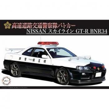 Fujimi 1/24 Scale Nissan Skyline R34 GT-R Police Vehicle Kit