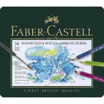 Faber-Castell Albrecht Dürer Watercolor Pencil Set, 24 Colors