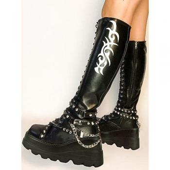 Bottes automnales à plateforme pour femmes