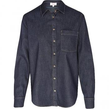 S.Oliver Langarm Overshirt Blau Größe 46