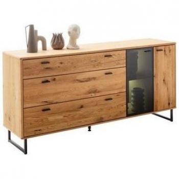 Woodford Sideboard Arezzo – Massivholzeffekt, B: 180 cm, H: 86 cm, T