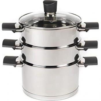Russell Hobbs Excellence Range 3 Tiers Stainless Steel Cooking Pot