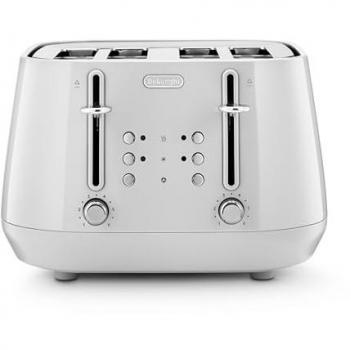 Delonghi De'Longhi Eclettica 4 Slot Toaster Whimsical White