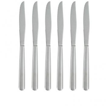 Michelino 6er Steakmesser Set in Silber
