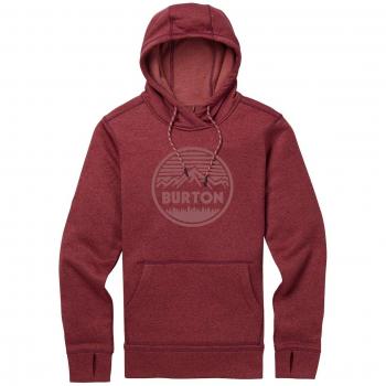 Damen-Burton Oak Hoodie in Port Royal Heather, XL