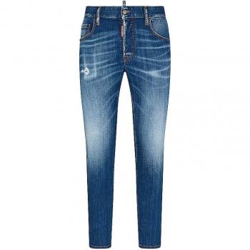 DSQUARED2 Men's Blue Skinny Skater Jeans Size 52