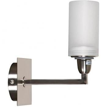 Foco de baño “Verdace Classic” IP44 níquel satinado