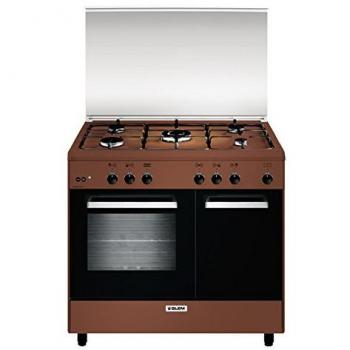 Glem GasCUCINA 90x60 4+1TC F/GAS CL.A MARRONE8052745124093