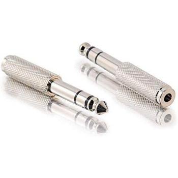 C2G 6.3mm Male to 3.5mm Female Audio Adapter