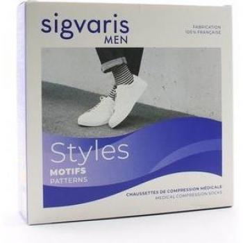 Sigvaris Nautique – 2 paquets de chaussettes homme Marine