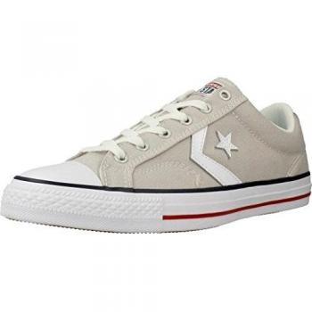 Converse Star Player Ox Toile, Baskets Basses Mixte, Gris