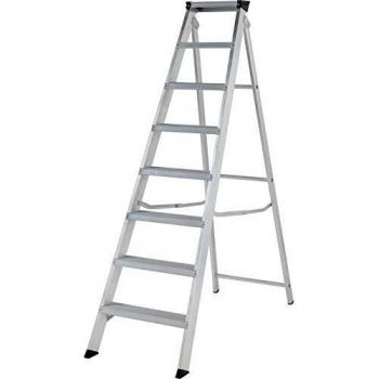 Class 1 Aluminium Stepladder Youngman Heavy Duty Steps (8 Tread)
