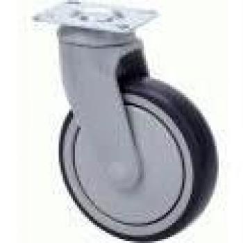 Rueda Giratoria de 125mm Alex con Platina 75x92