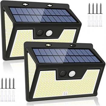 GuardianGlow 320 LED Yard Light – Solar Motion Sensor Pack