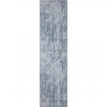 Carina Collection Washable Blue Rug