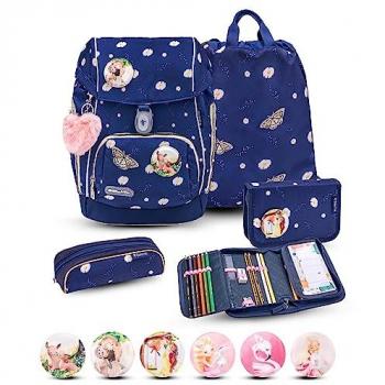 Belmil Schulranzen Comfy Plus Set 5-teilig Daisy
