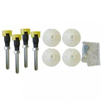 Pieds de douche universels 8-15cm