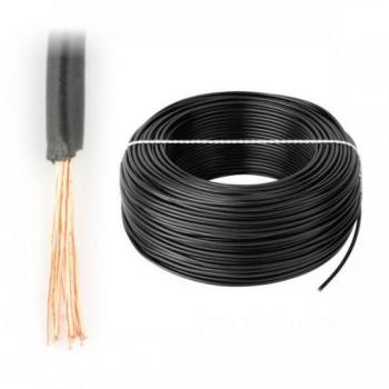 1×1 kabel LG Y H05V‑K – černá – 100 m