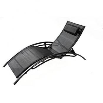 USINE Comfort Reclinante Nero – Sedia Impilabile 1 Posto