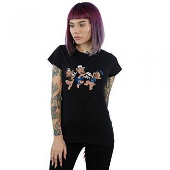 Disney Black Three Little Pigs Fun Tee