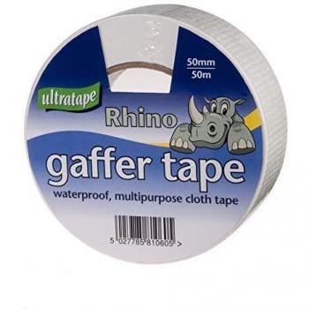 Rhino Multipurpose Gaffer Tape 50mm x 50m White