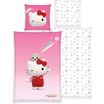 Hello Kitty Babybettwäsche – 100 % Baumwolle, Renforcé