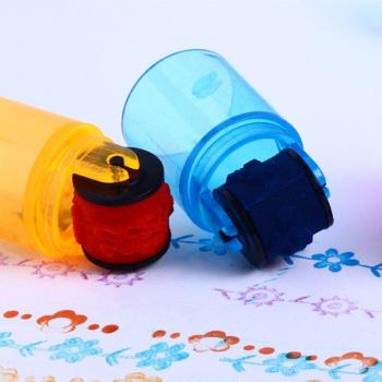 Kids Arts and Crafts Roller Stamp Set