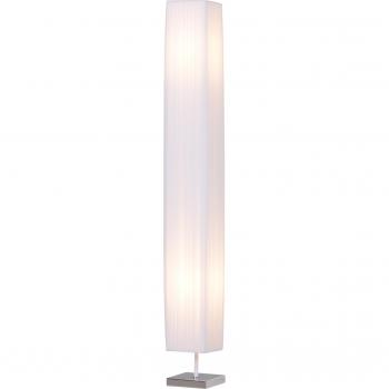 Lampada da Terra Moderna per Salotto in Tessuto Bianco