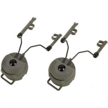 Cuffie FMA Comtac I/II con Supporto Casco Verde