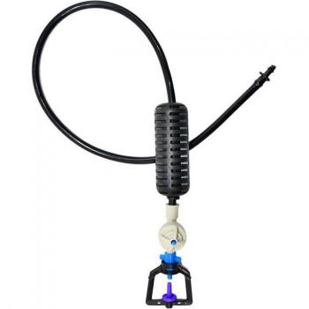 360-Degree Misting Nozzle with Anti-Drip Feature and Rotary Hanging Assembly