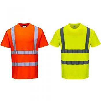 Portwest S170ORRXXXL Cotton Comfort T-Shirt S/S, Size: 3X-Large, Colour: Orange