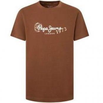 Men's Camille Short Sleeve T-shirt in Dark Mocca Brown