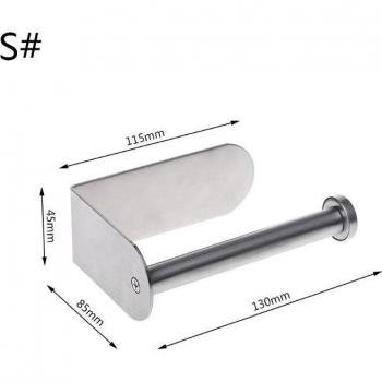 Modern Wall-Mount Paper Towel Holder with Adhesive