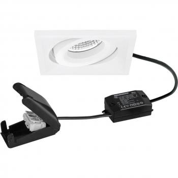 BB37 Brumberg LED Spotlight with Connection Box in Textured White