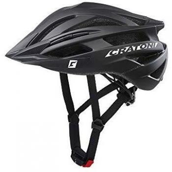 Cratoni Unisex Agravic Helm, Schwarz Matt, L/XL (58-62 cm)