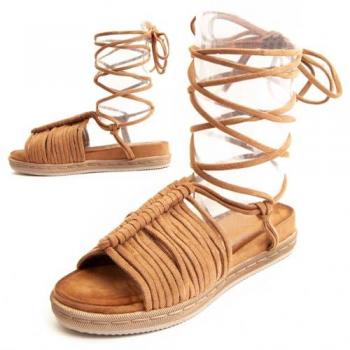 Multicolour STRIPS2 Sandals for Women by Montevita