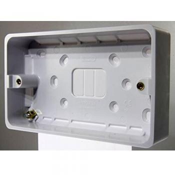 Hager 28mm Double Pattress Box