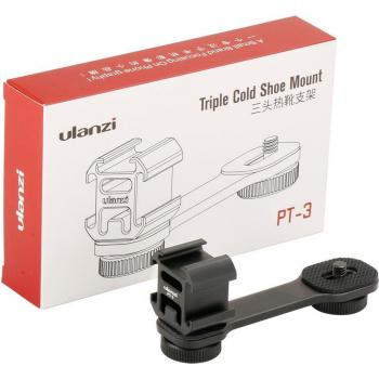 Soporte Triple 3 en 1 para Micrófono Boya BY-MM1 y DJI OSMO Mobile 2