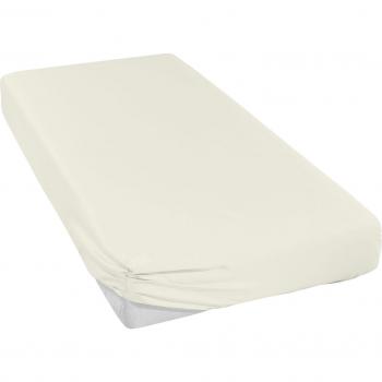 CURT BAUER Uni-Mako-Satin Spannbettlaken beige