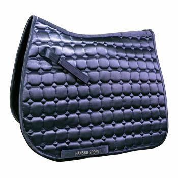 Hansbo Sport Saddle Pad Shine Jumping Allround Full Navy – Ultra‑Comfort Version