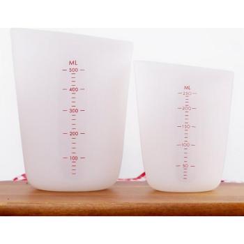 Mesureur de pâte en silicone transparent