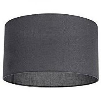 Paralume moderno in cotone e poliestere grigio scuro 35/35/20