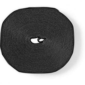 Rollo Sujetacables Negros Velcro