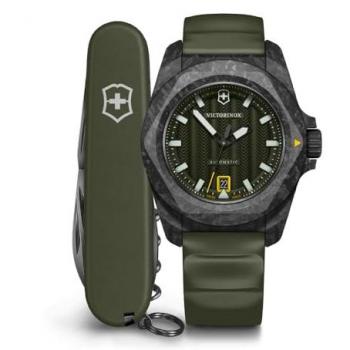 Victorinox Unisex Analog Automatik Uhr mit Gummi Armband 242021.1