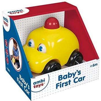 Ambi Toys Baby's First Car, Toy Car, Ages 6 Months Plus